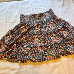 American Eagle Flowered Skirt Small